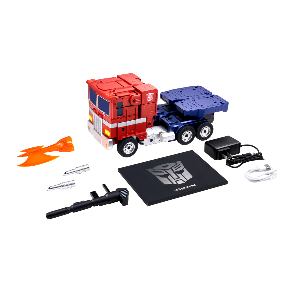 Robosen Elite Optimus Prime - Robot transformable interactivo, activado por voz y móvil - Producto oficial Transformers