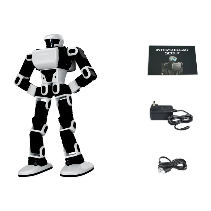 Interstellar Scout K1 Series - Robot de Entretenimiento Familiar de próxima generación, controlado por voz y móvil, programable con programación basada en Bloques