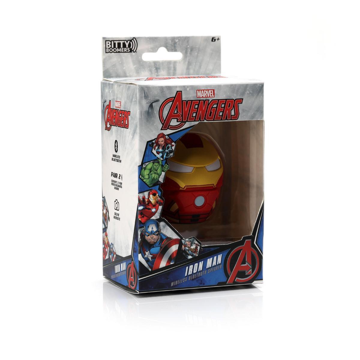 Bitty Boomers - Marvel Ironman - Mini Altavoz Bluetooth 5cm