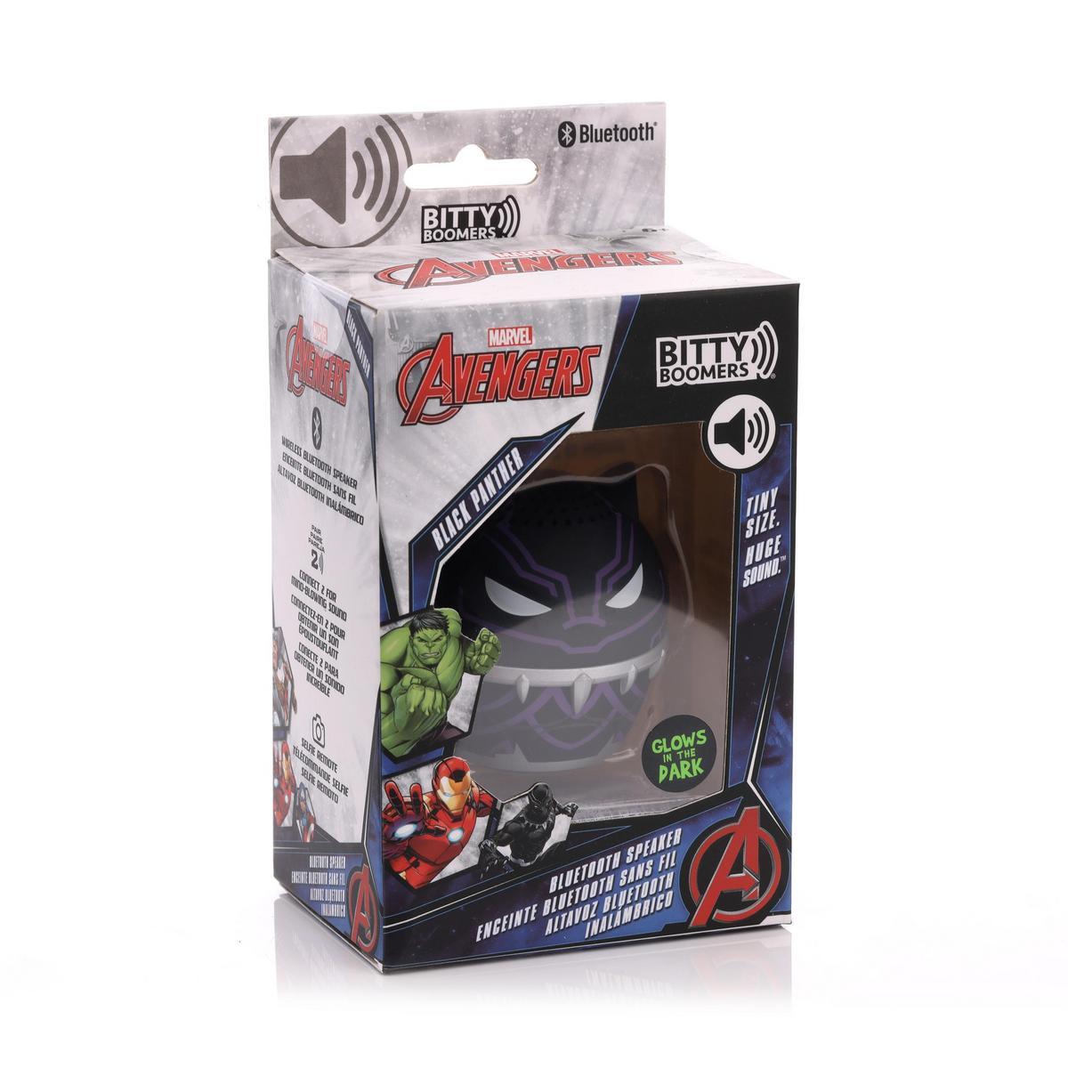 Bitty Boomers - Marvel Black Panther - Mini Altavoz Bluetooth 5cm
