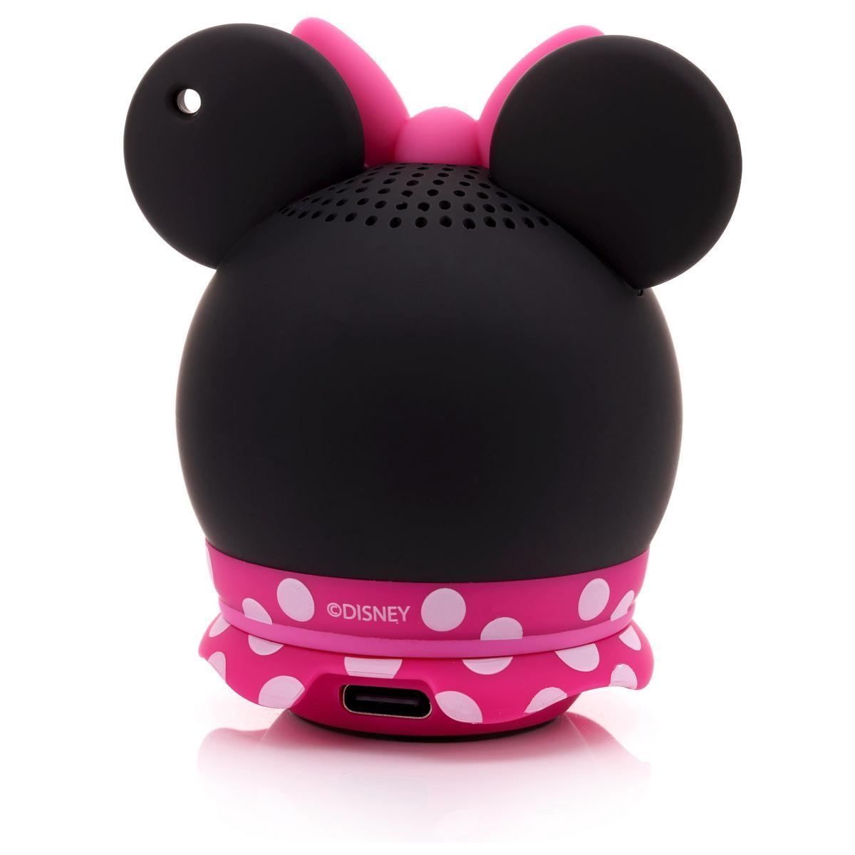 Bitty Boomers - Disney Minnie Rosa - Mini Altavoz Bluetooth 5cm