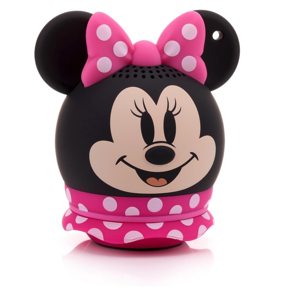 Bitty Boomers - Disney Minnie Rosa - Mini Altavoz Bluetooth 5cm