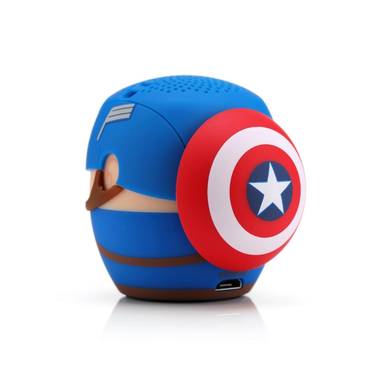 Bitty Boomers - Marvel Capitán America - Mini Altavoz Bluetooth 5cm