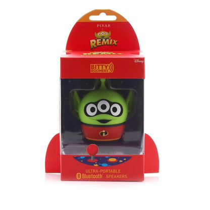 Bitty Boomers - Disney Toy Story Alien Increible - Mini Altavoz Bluetooth 5cm