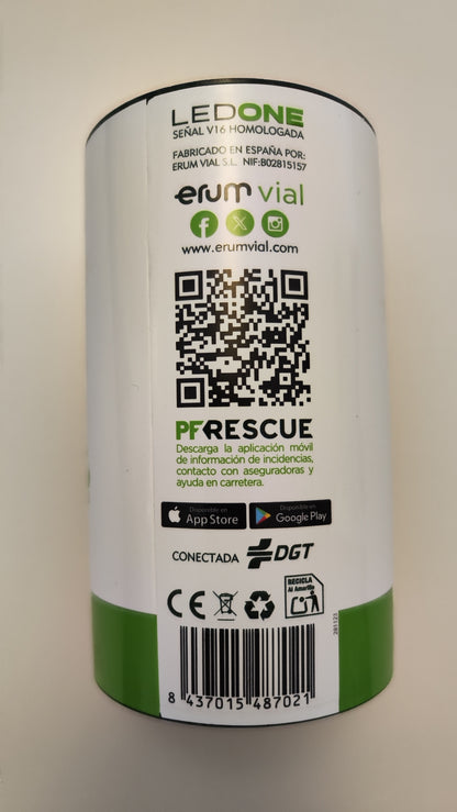 LED One ECO Connected - Luz de Emergencia Coche - Señal V16 Homologada DGT