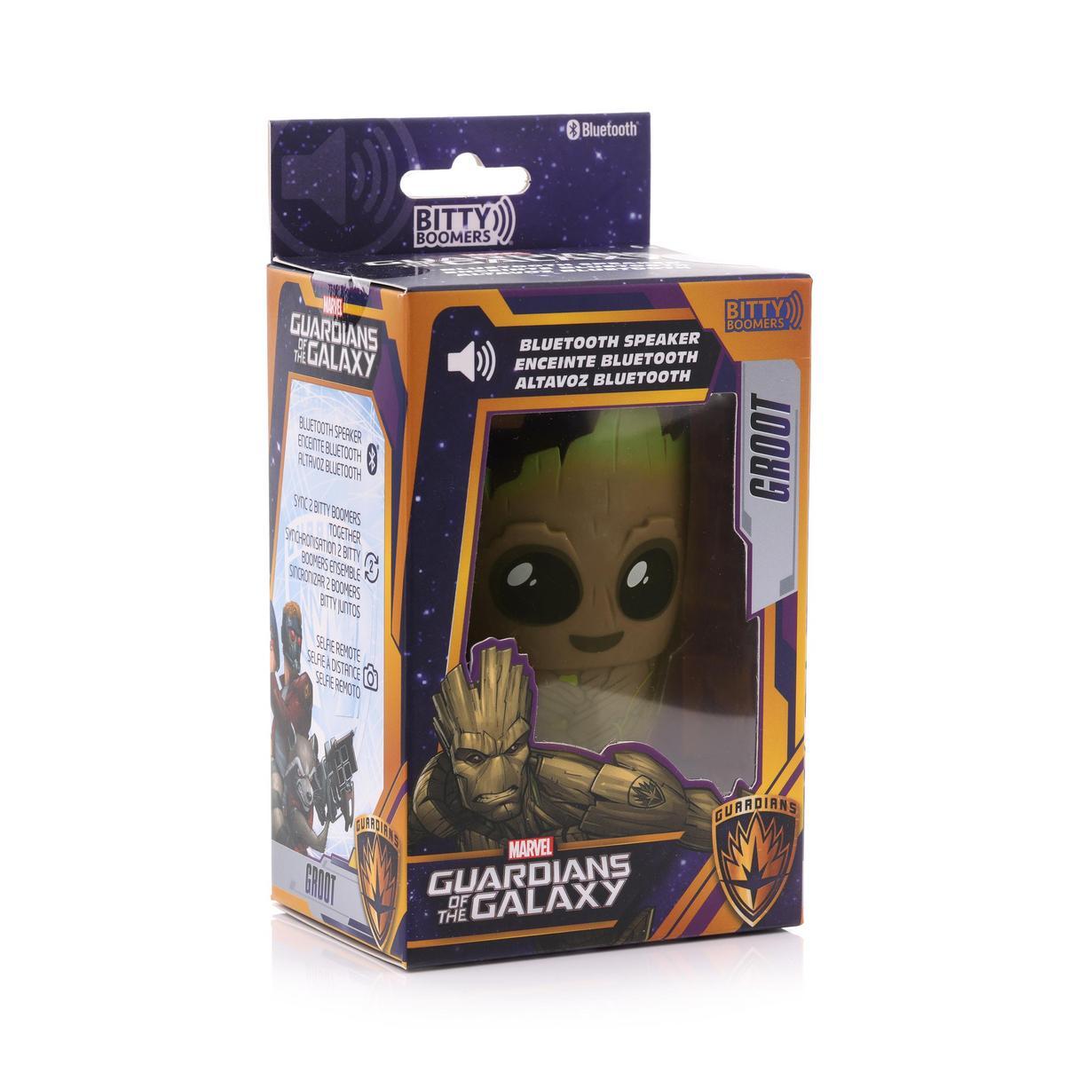 Bitty Boomers - Marvel Groot Guardianes de la Galaxia - Mini Altavoz Bluetooth 5cm