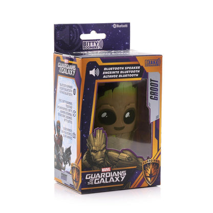Bitty Boomers - Marvel Groot Guardianes de la Galaxia - Mini Altavoz Bluetooth 5cm