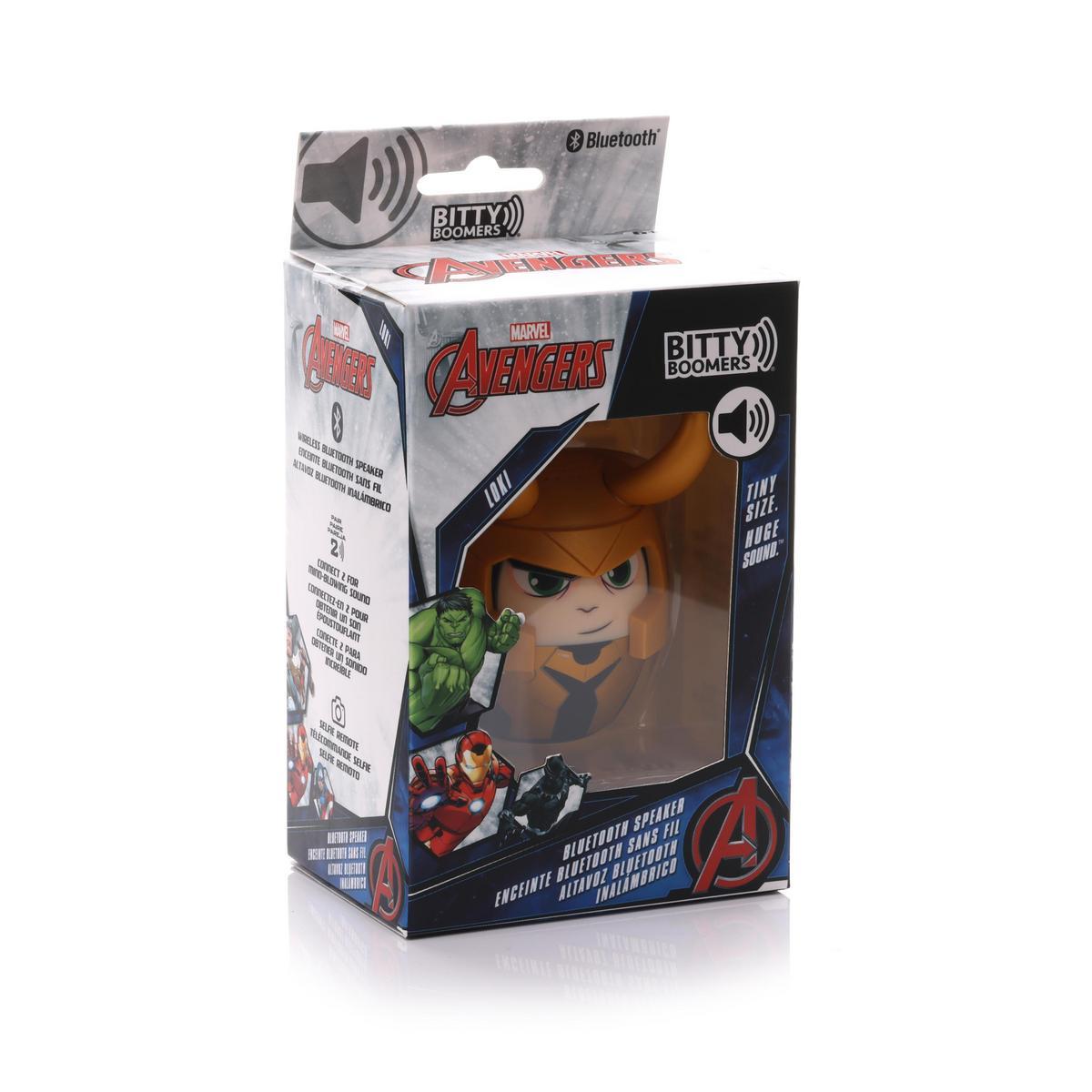 Bitty Boomers - Marvel Loki - Mini Altavoz Bluetooth 5cm
